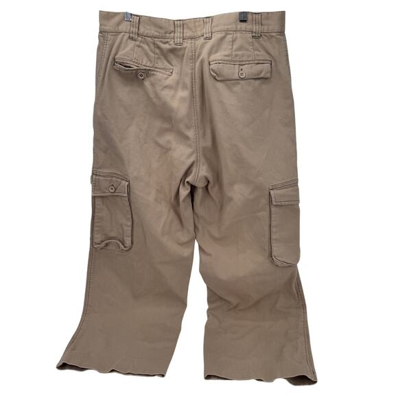 Adirondack Trading Pants Mens 38 (36x29 ACTUAL) Cargo Khaki Tan Texture Vintage - Picture 3 of 7